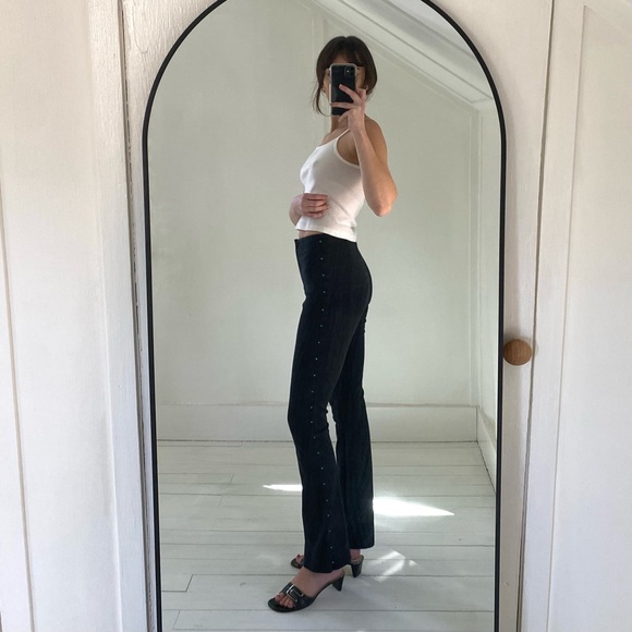 Content Vintage 90s Rhinestone Boot Cut Pants